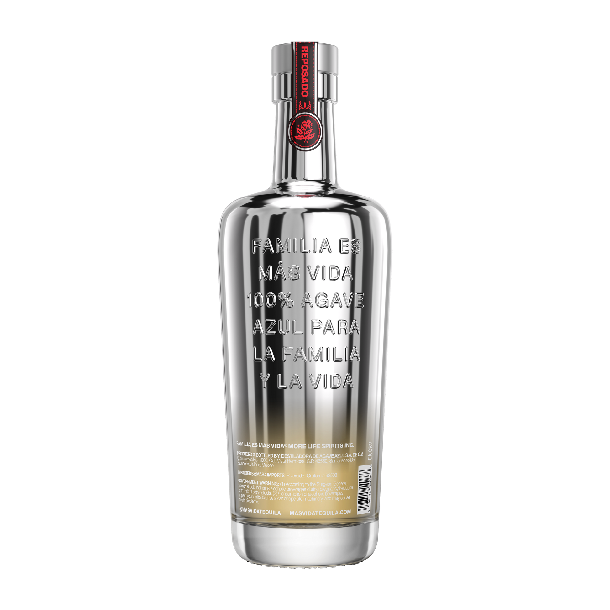 Reposado Más Vida Tequila 750ml