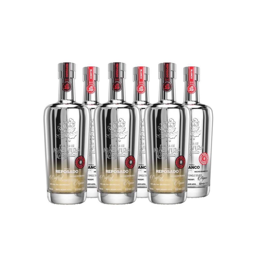 Blanco/Reposado Más Vida Tequila 750ml Case