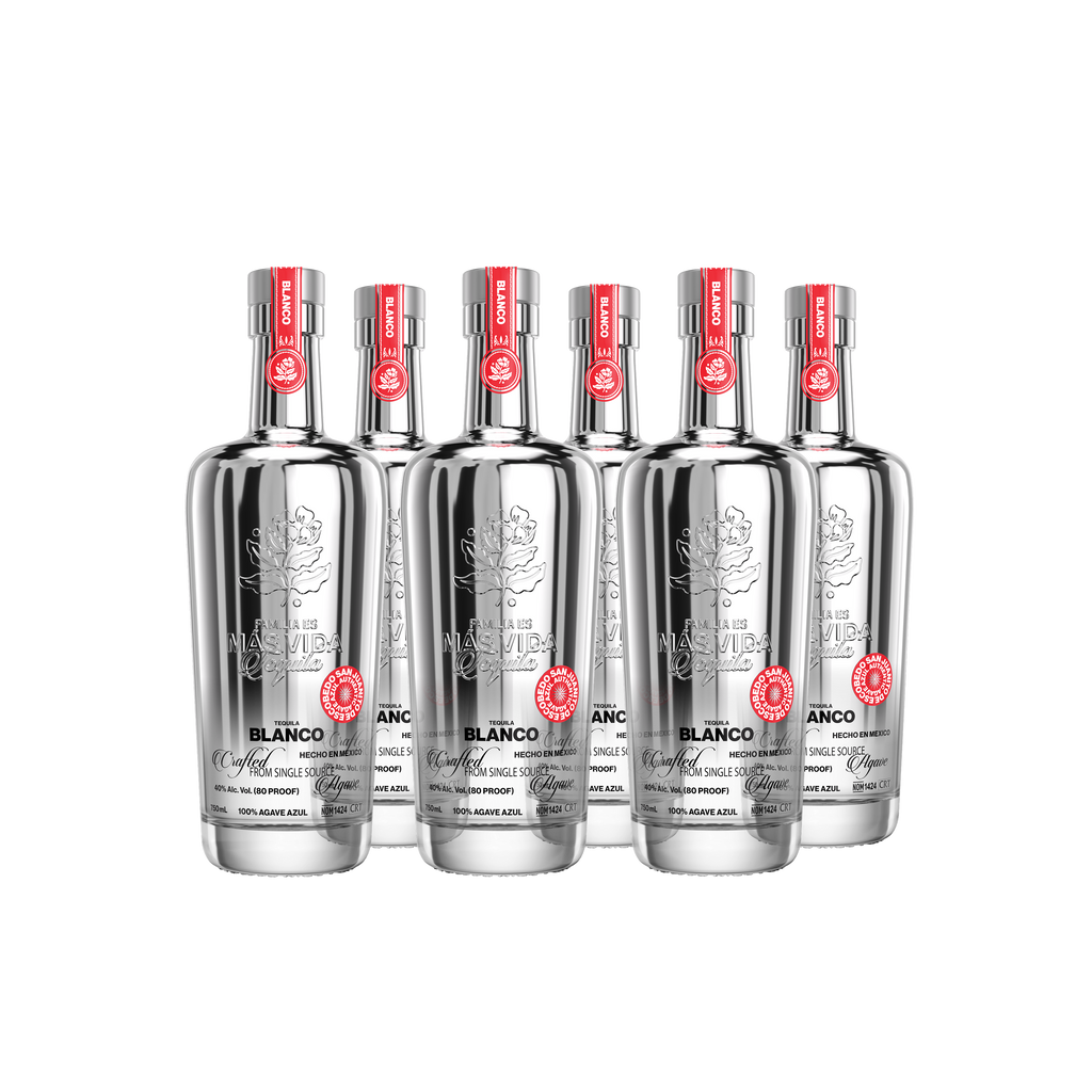 Blanco Más Vida Tequila 750ml Case